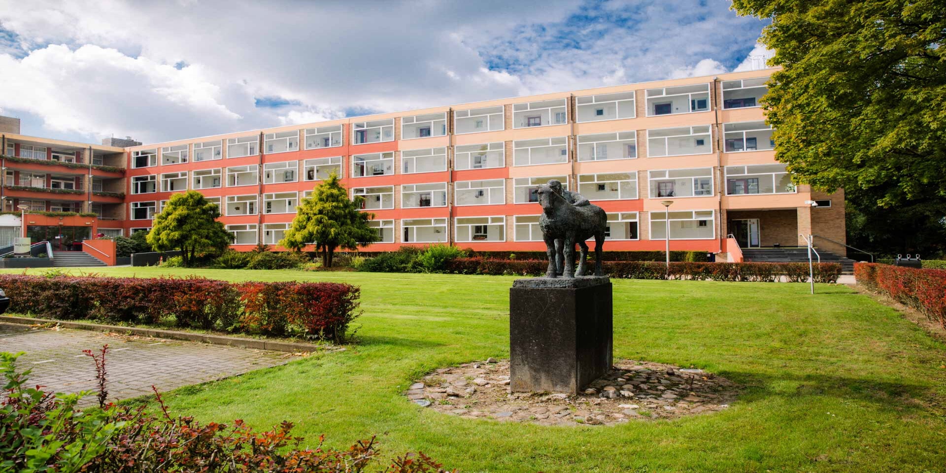 Buitenkant van seniorwoning Hoog Anstel.